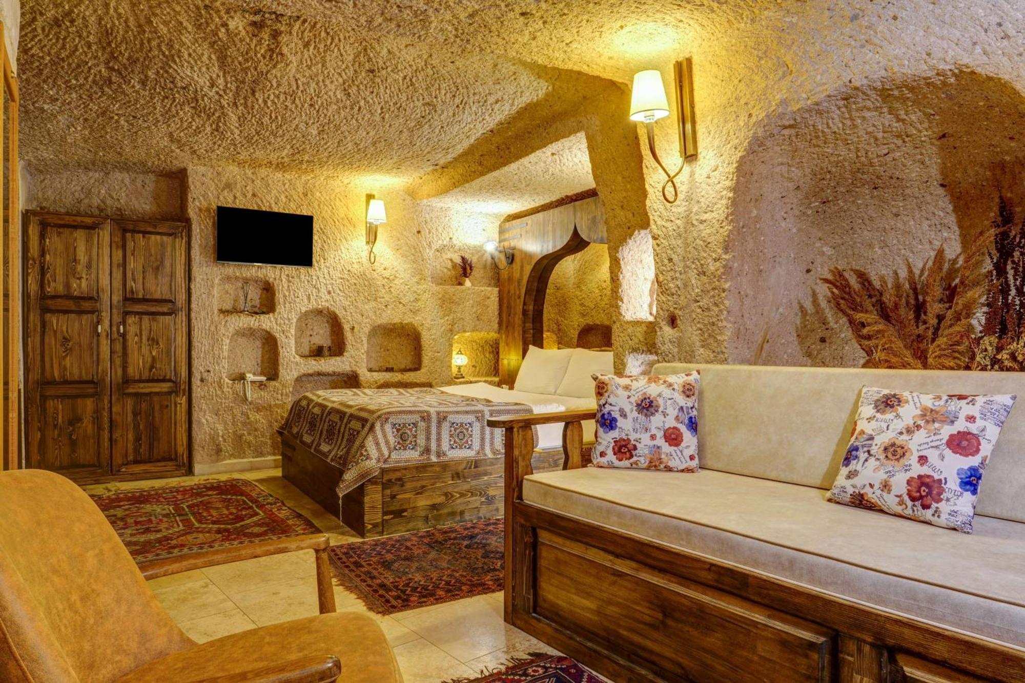 Vasil Cave Hotel Uchisar Zimmer foto