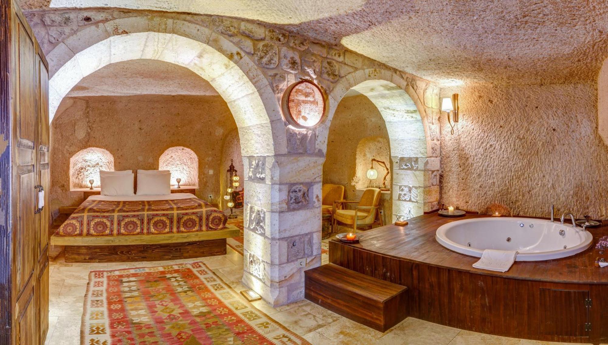 Vasil Cave Hotel Uchisar Zimmer foto